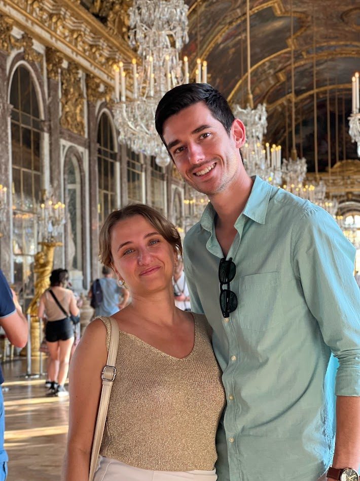 Adeline et Antoine à Versailles